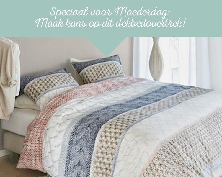 dekbedovertrek Ariadne Knitcraft winactie moederdag Livengo