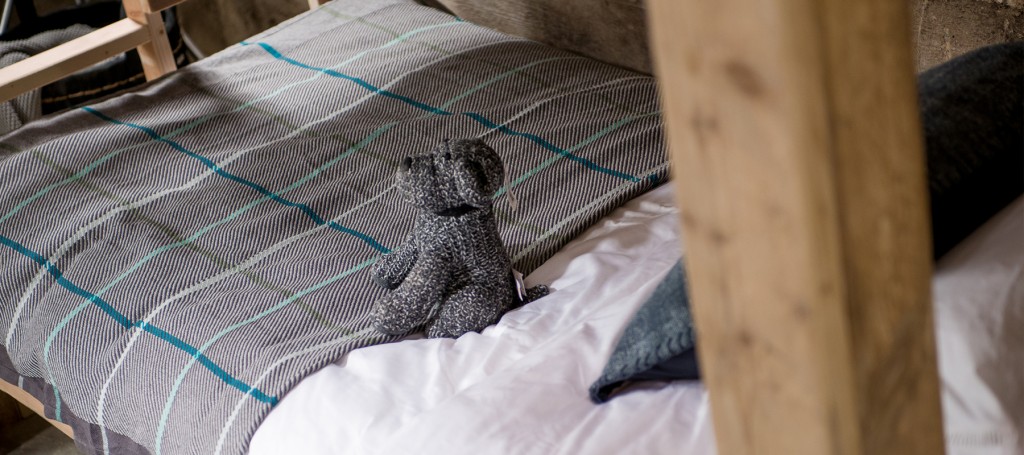 steigerhouten stapelbed